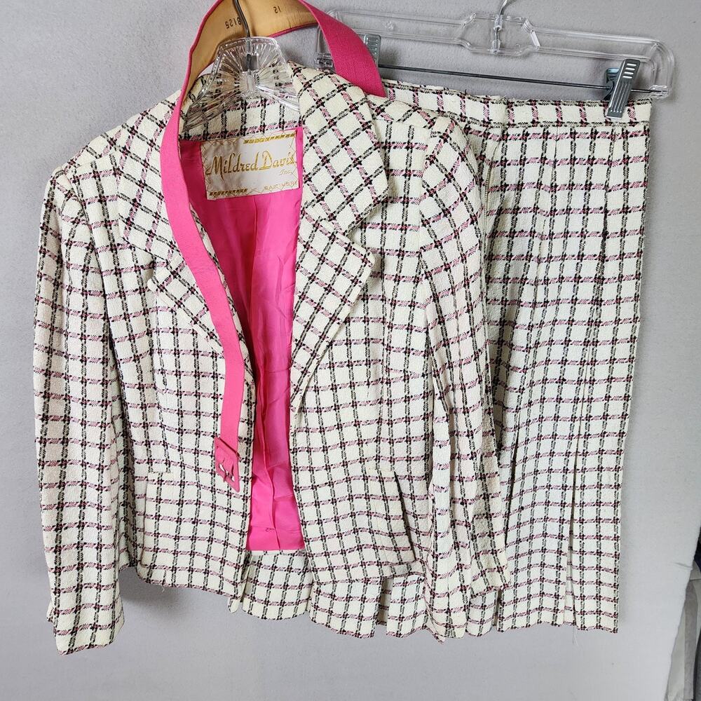 Mildred Davis Baltimore Wool Blend Skirt Suit Classic Set Mid-Century - No Size